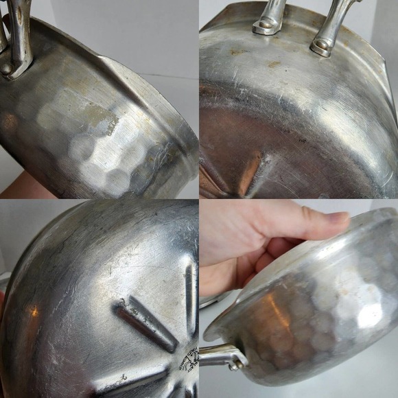 Everlast Forged Aluminum Hammered Bali Bamboo Casserole Large 1.5 qt Servewear - Picture 12 of 13